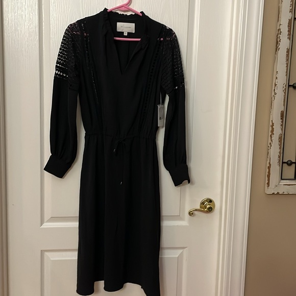 NWT Revolve BROCHU WALKER Rebekah DRESS Size XS black onyx - Picture 7 of 7